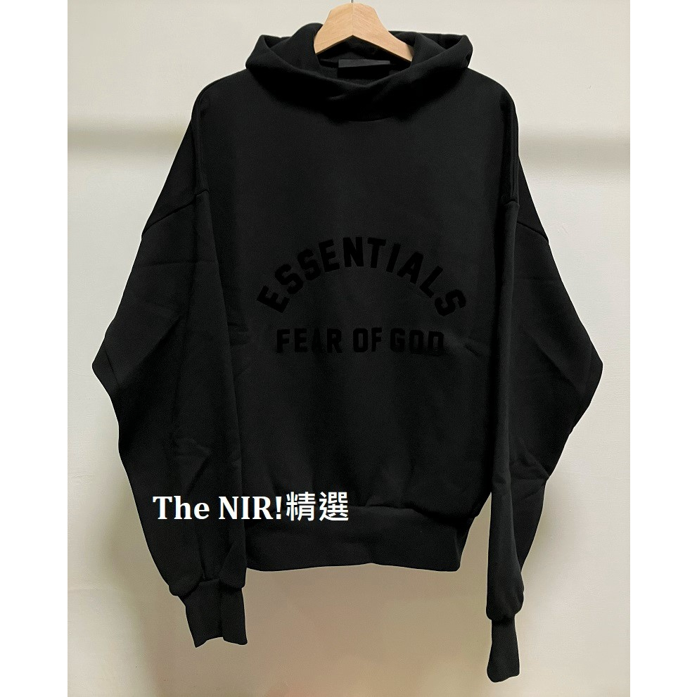 [The NIR!精選] FOG Essentials 帽T 23 曜石黑 JET BLACK 黑色