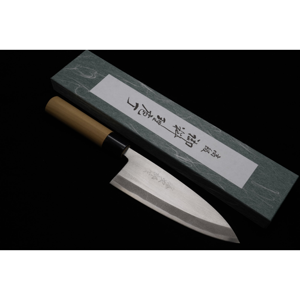 💖 藤次郎 💖【白紙 白二鋼 出刃】日本製  廚房刀具 八煌刃物