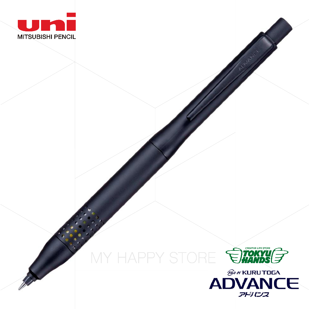 〔MHS〕uni KURU TOGA ADVANCE UPGRADE MODEL 三菱 東急限定全黑 升級版旋轉自動鉛筆