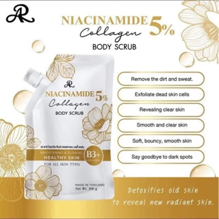 AR NIACINAMIDE 5% collagen Face and body whipped scrub 300g