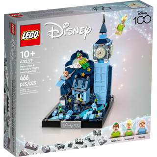 [大王機器人] 樂高 LEGO 43232 彼得潘和溫蒂飛越倫敦 樂高® Disney系列 零件數：466