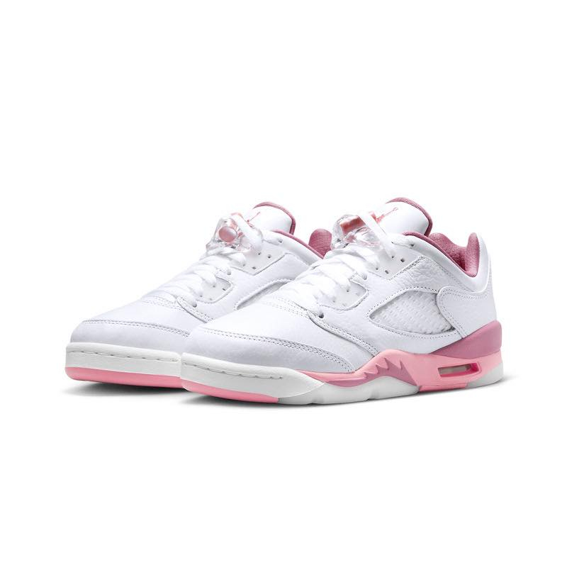 GOSPEL【Air Jordan 5 Low GS "Desert Berry"】粉白 女鞋 DX4390-116