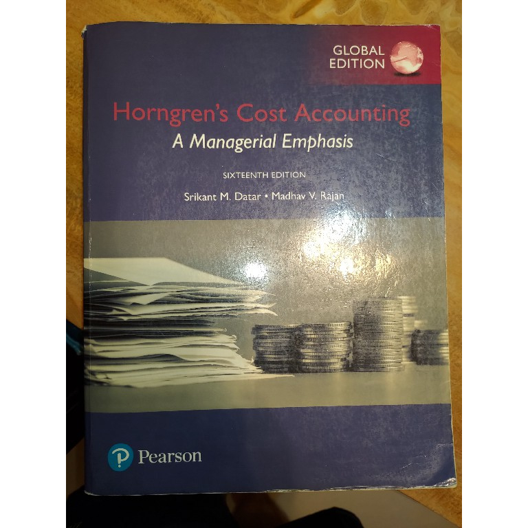 Horngren’s Cost Accounting: A Managerial Emphasis / 成管會原文書