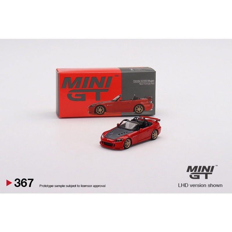 【STAN】現貨特價✨ MINI GT Honda S2000 AP2 MUGEN 本田 Red 紅 No.367