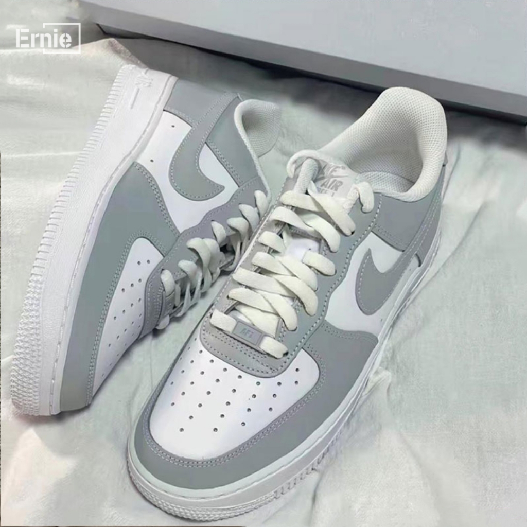 Nike Air Force 1 Low"White/Grey" 灰白 休閒鞋 板鞋 男女同款 FD9763-101