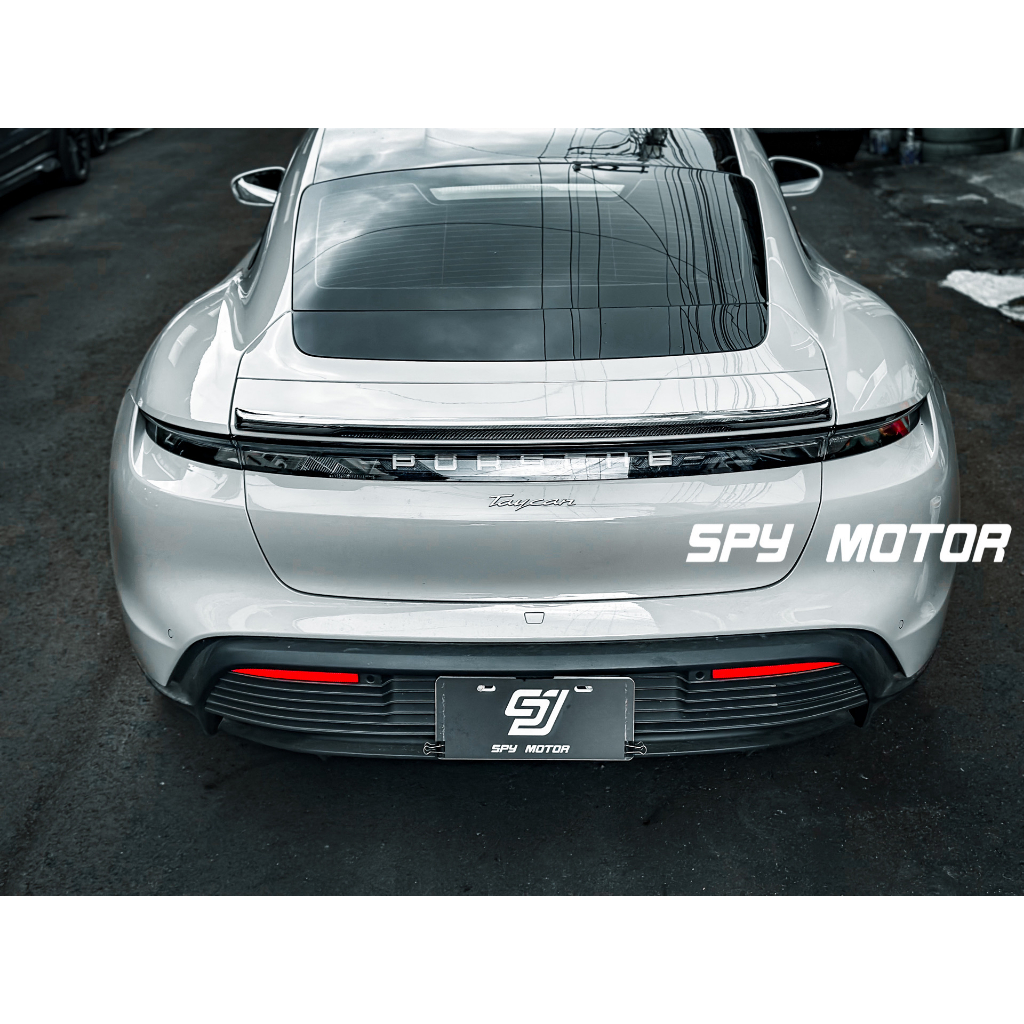 【SPY MOTOR】保時捷 Porsche TAYCAN 碳纖維尾翼