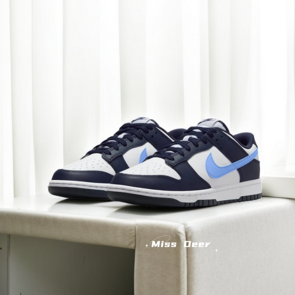 Nike Dunk Low 黑白藍 藍白 男女同款 休閒鞋 低筒 板鞋 FN7800-400