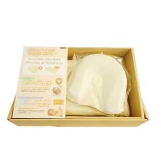 🔥快速出貨🔥日本原裝 Geltron 固態凝膠 嬰兒枕頭 禮盒組(甜甜圈款式+餅乾款式)