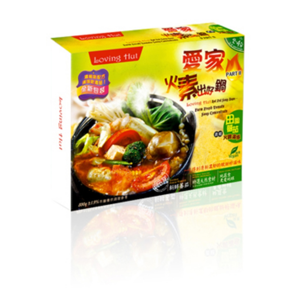 【愛家康養】愛家火素出好鍋系列─田園蕃茄火鍋濃縮湯底/非基改/800g/田園蕃茄/火鍋濃縮湯底/愛家康養/全素/冷凍