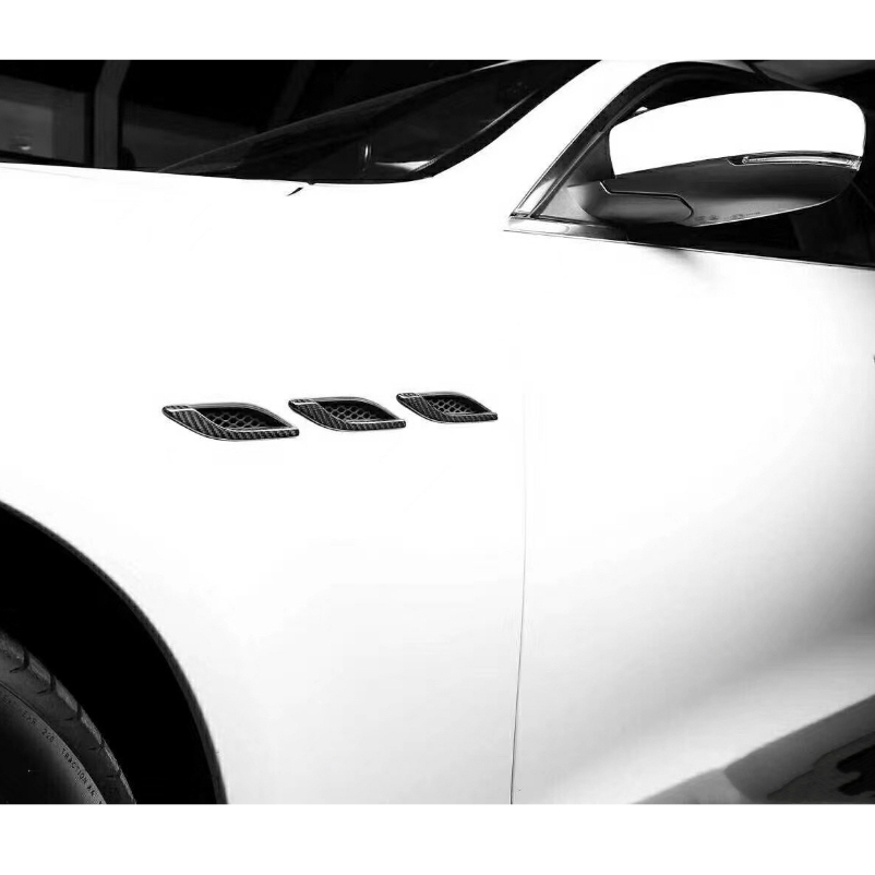 Maserati 瑪莎拉蒂 Levante萊萬特 Ghibli吉博力 Quattroporte總裁 葉子板裝飾 葉子板風