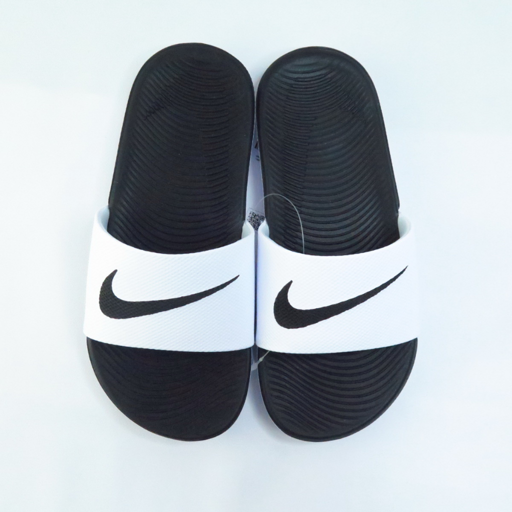 NIKE Kawa Slide (GS/PS) 拖鞋 819352100 中大童款 黑白