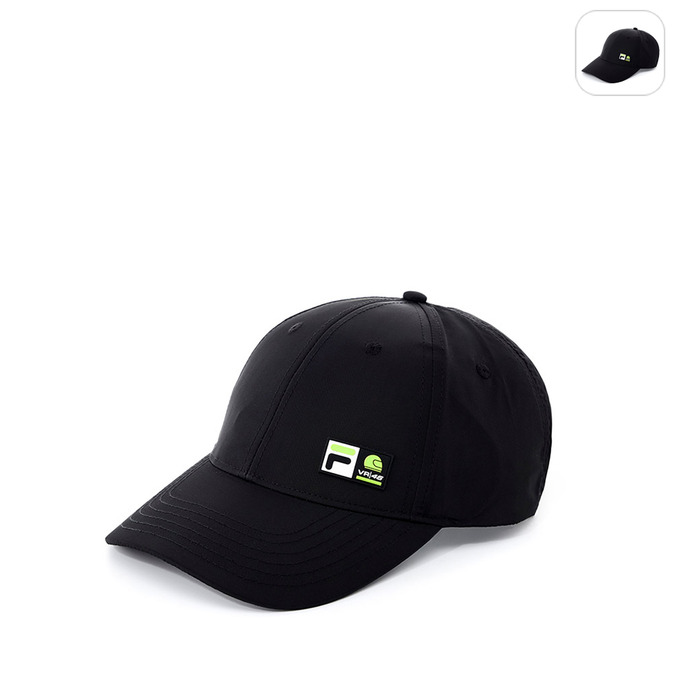 【FILA】時尚Logo帽-黑色 HTX-1813-BK