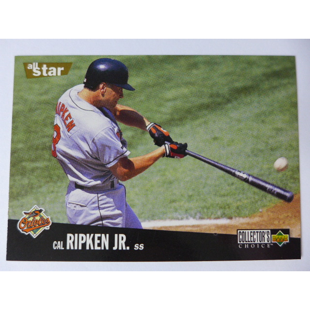 ~Cal Ripken Jr./小卡爾·瑞普肯~名人堂.鐵人 1995年UD.MLB棒球卡