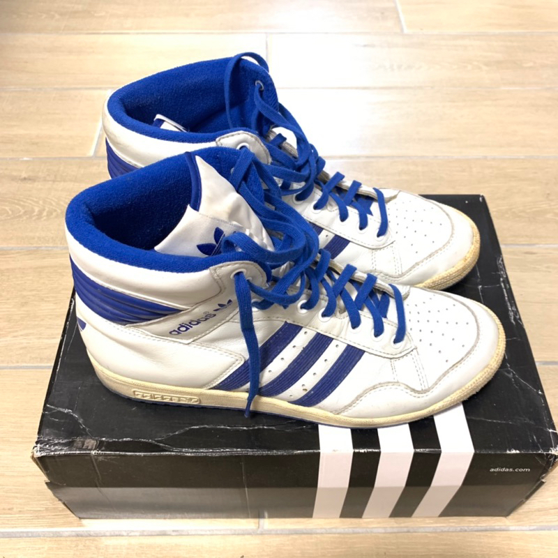 Adidas Originals Basketball系列復古Pro Conference高筒白籃球鞋