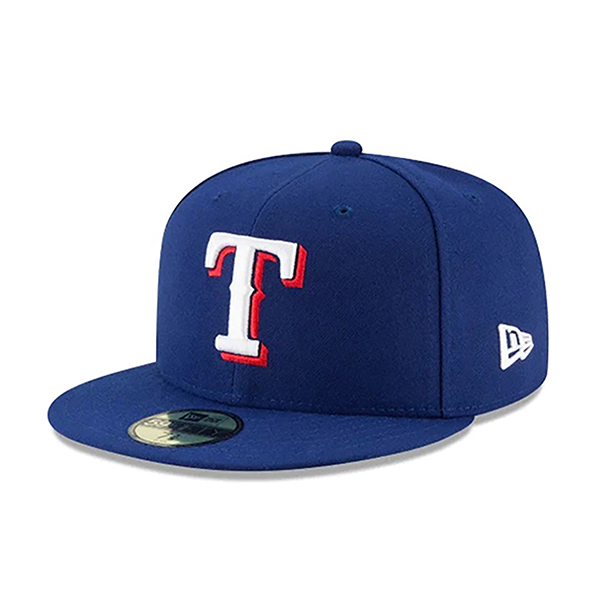 【NEW ERA】MLB 德州 遊騎兵 59FIFTY 正式球員帽 通用 寶藍色 棒球帽【ANGEL NEW ERA】