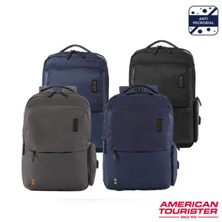 AT美國旅行者AMERICAN TOURISTER筆電後背包/電腦包14吋ZORK 2.0極輕量商務減壓 藍/黑/灰