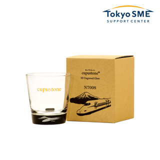 【日本直送】新幹線3D雷射雕刻玻璃杯 N700S cupustone日本製 禮品 紀念品 日本伴手禮 內雕玻璃杯 世界首