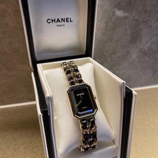 全新 香奈兒 Chanel 經典款 premier 方糖手錶 淡金錶鍊 S號 熱門尺寸 女錶 手鍊