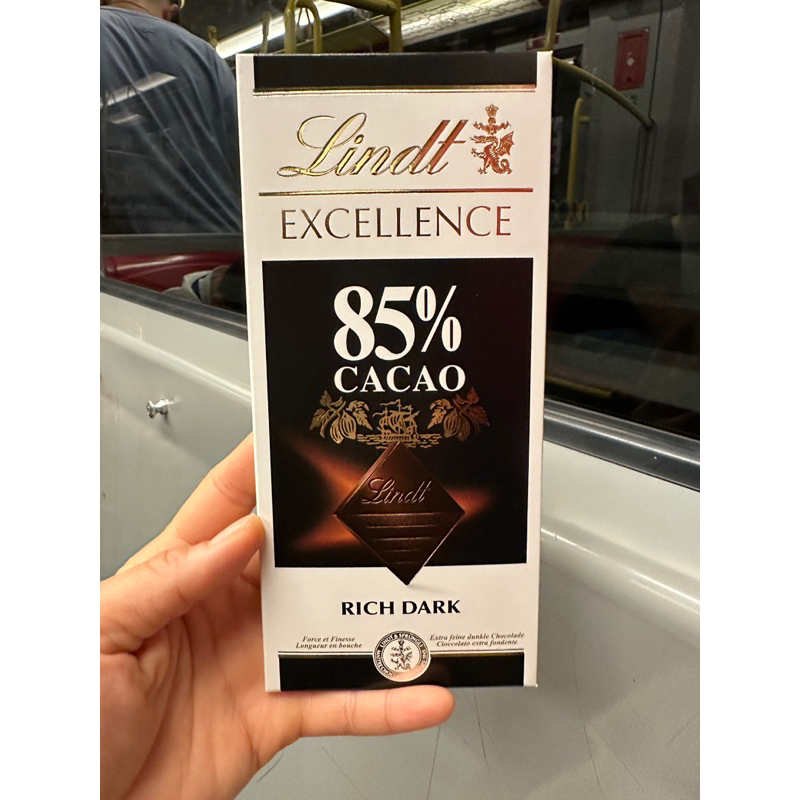 [現貨]Lindt瑞士蓮巧克力85%/黑巧克力/歐洲購入/三片不拆賣
