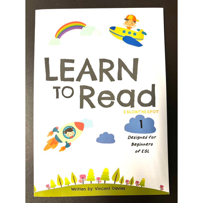 Learn To Read初階英文自然發音閱讀課本/兒童發音輔助教材/英文母語真人APP示範教學