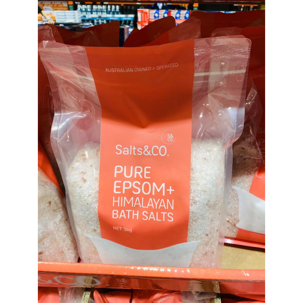 Salts &amp; CO 喜馬拉雅沐浴鹽 3公斤 好市多代購 Costco
