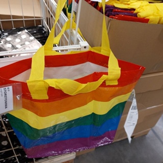 IKEA 彩虹 環保購物袋 彩色手提袋 彩虹手提袋 環保購物袋 13公升購物袋 代購
