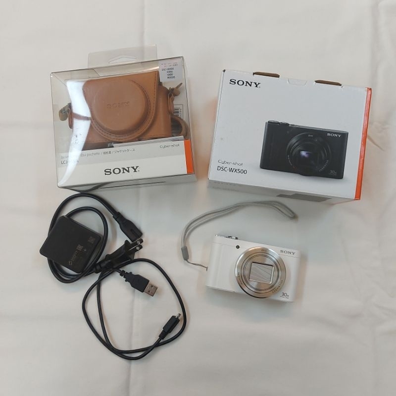 SONY DSC-WX500數位相機＆原廠保護套/八九成新
