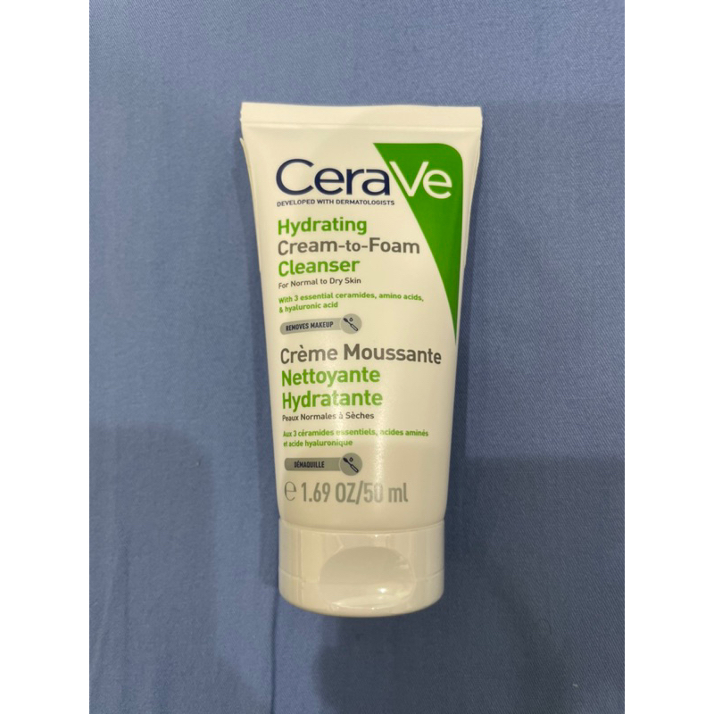 CeraVe適樂膚 溫和洗卸泡沫潔膚乳 50ml