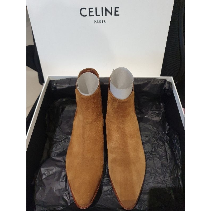 Celine camaraderie chelsea boot 焦糖色 咖啡色 切爾西靴 皮鞋