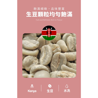 (咖啡生豆)AI生豆小舖智能挑豆肯亞AA水洗單品咖啡生豆