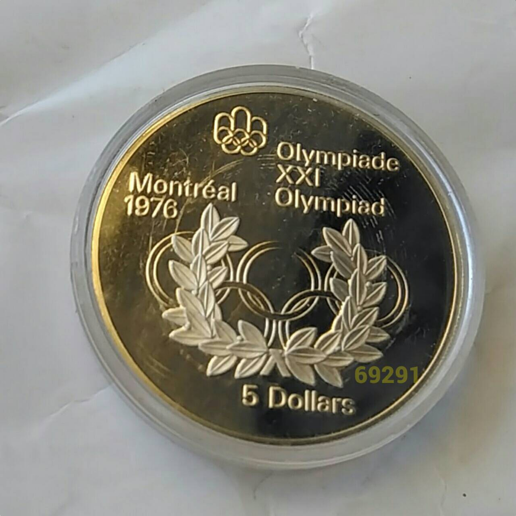1974加拿大奧運銀幣，奧運銀幣，加拿大銀幣，限量銀幣，銀幣，紀念幣，錢幣，幣~加拿大奧運銀幣