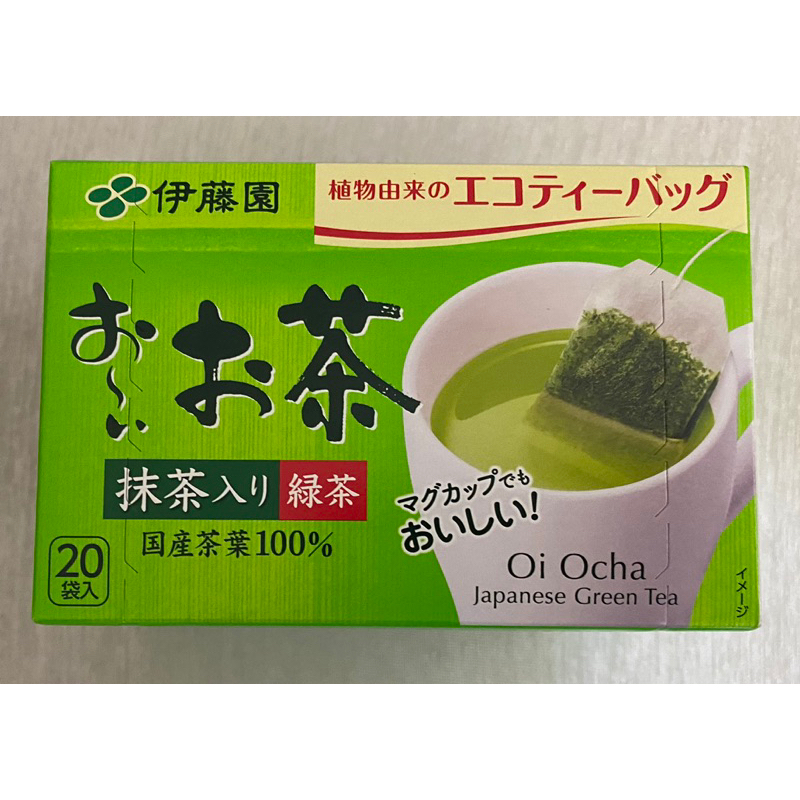 [現貨]日本 伊藤園 抹茶入綠茶包 20包入/盒