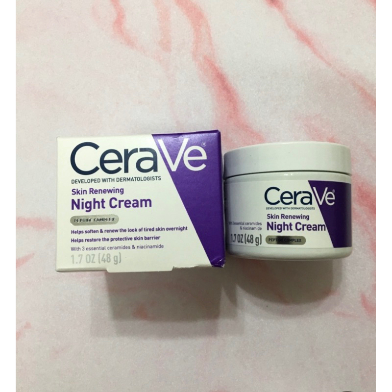 《滿千免運 現貨速出》 Cerave Renewing Night Cream抗老更新晚霜