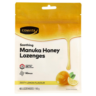 現貨 Comvita manuka Honey Lozenges麥盧卡蜂蜜糖 40錠 紐西蘭製180g