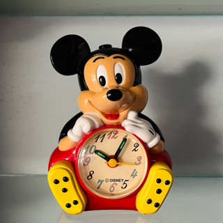 全新 正版迪士尼Disney 米奇 Mickey Mouse 造型鬧鐘 早期 裝飾 擺設 道具