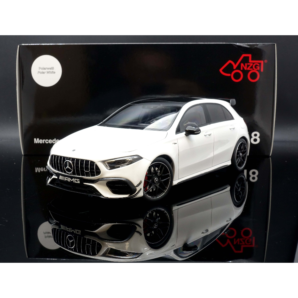 【MASH】現貨特價 NZG 1/18 Mercedes AMG A45 S W177 白