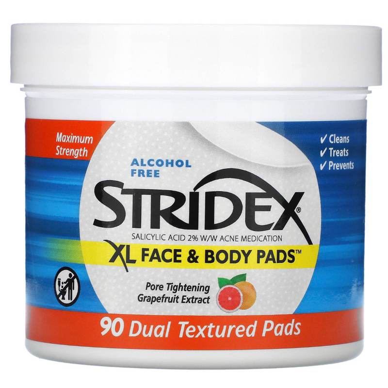 美國STRIDEX水楊酸棉片-加大版