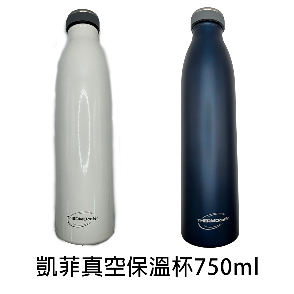 凱菲 304不銹鋼真空保溫杯750ml TCBO-750 藍色/白色