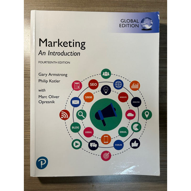 〈二手〉〈六成新〉Marketing:An Introduction 14版 行銷管理原文書