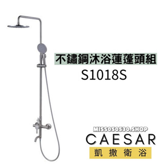 Caesar 凱撒衛浴 S1018S 不銹鋼沐浴蓮蓬頭組 沐浴蓮蓬頭組 蓮蓬頭 不鏽鋼