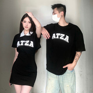 【桃喜Rich現貨】情侶裝 純棉上衣男 黑色洋裝 固色面料 不掉色 一衣一裙女 露腰設計感特別的 情侶裝T恤