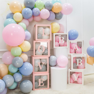 驚喜透明氣球盒 氣球箱 LOVE BABY 禮物盒 生日派對 求婚 告白 婚禮 節日裝飾 佈置道具 盒子 箱子