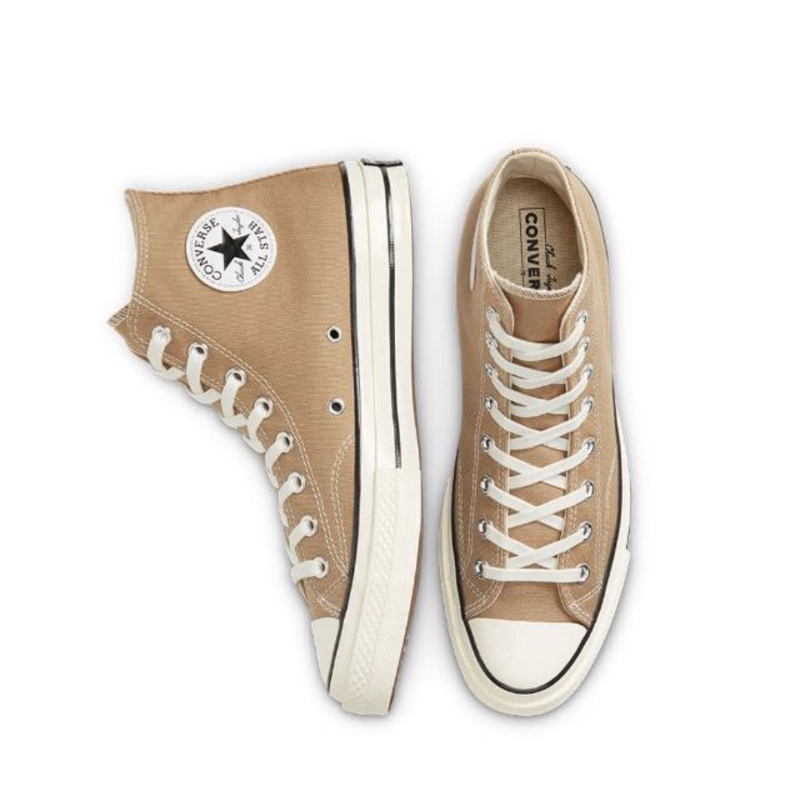 Converse 1970 高筒帆布鞋奶茶色 23.5cm