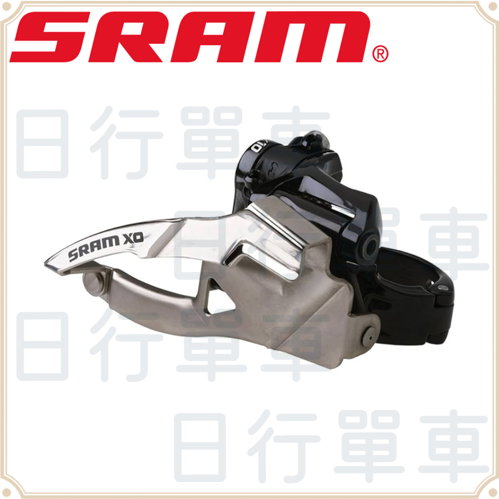 現貨 原廠正品 SRAM X0 前變速器 2 x 10 低夾底部拉力，34.9 速環式 環抱式