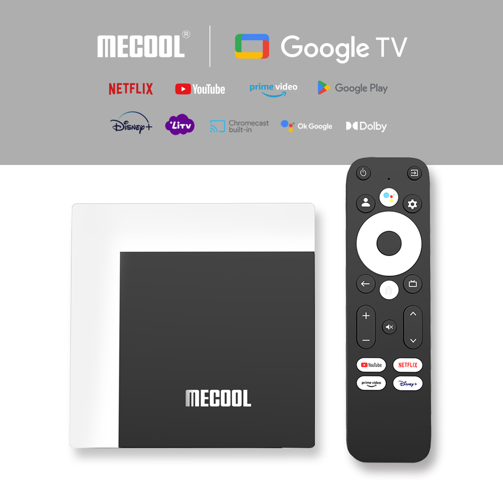 MECOOL KM7PLus硬體超越安博旗艦機 電視盒 機上盒 搭TVSOGA 無限越獄 Google TV