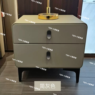 YIJIA丨免運丨實木床頭櫃 窄邊床頭櫃 床邊櫃 沙發邊櫃 臥室床頭櫃 置物邊櫃 奶油風床頭櫃 收納櫃 簡約現代