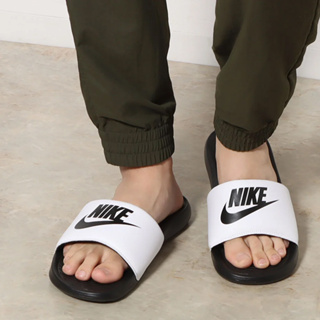 【Fashion SPLY】Nike 基本款Logo 拖鞋 白黑 CN9675-005 22555342149