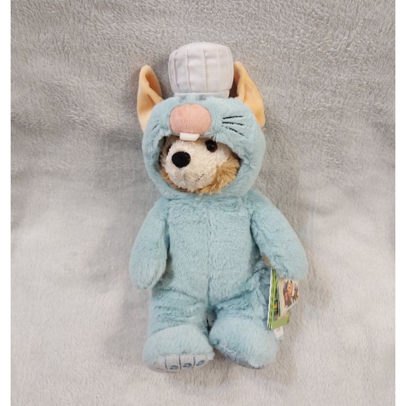 全新 上海迪士尼樂園 鼠年達菲熊玩偶ss號 生肖干支絨毛娃娃 2020年 料理鼠王duffy 廚師帽安撫娃娃 擺飾公仔