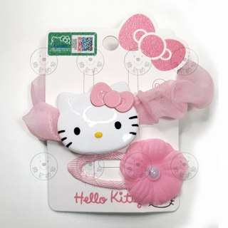 三麗鷗正版 髮圈 髮夾 Hello Kitty 凱蒂貓 髮飾 髮束 髮帶 邊夾 壓克力 BB夾 飾品 Sanrio