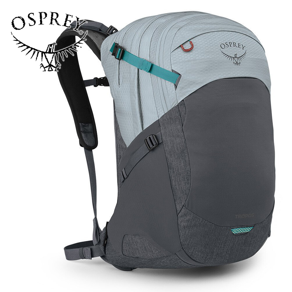 【Osprey 美國】Tropos 32 多功能通勤電腦背包 灰色｜電腦後背包 商務旅行 上班通勤 學生族群 旅行休閒